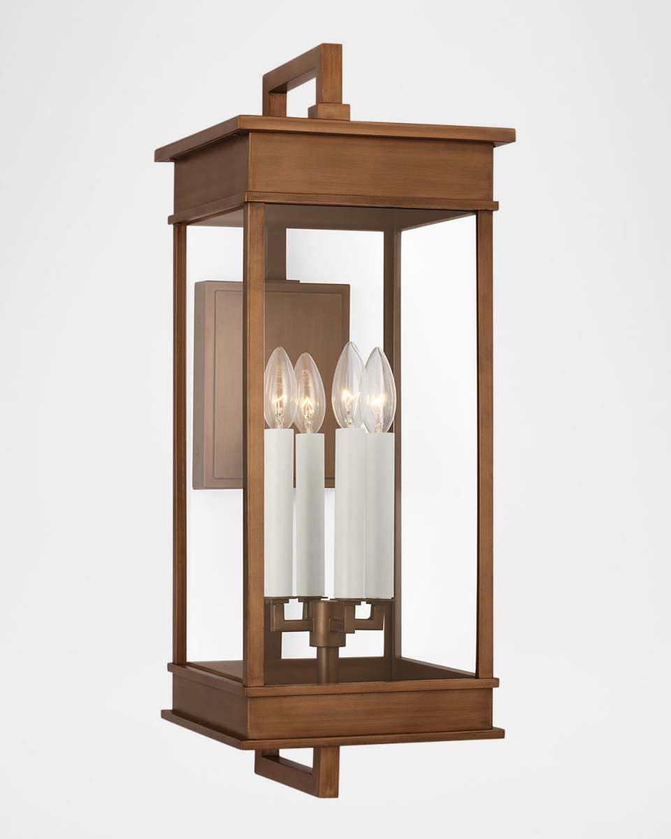Cupertino 3-Light Large Bracket Wall Lantern by Chapman & Myers